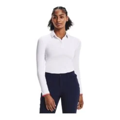 Under Armour Ladies Zinger LS Golf Shirt 1366351 -Cheap Golf Gear Armour Ladies Zinger Golf Shirt 1366351 109