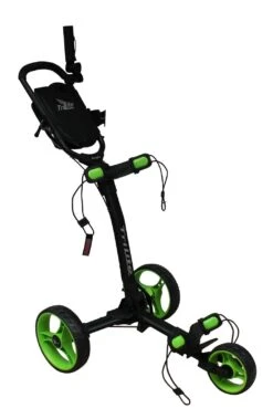 Axglo TriLite 3 Wheel Golf Trolley | Black/Green -Cheap Golf Gear Axglo TriLite Wheel Golf Trolley Black Green 15