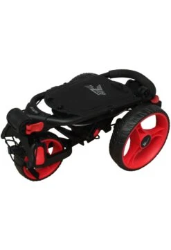 Axglo TriLite 3 Wheel Golf Trolley | Black/Red -Cheap Golf Gear Axglo TriLite Wheel Golf Trolley Black Red 40