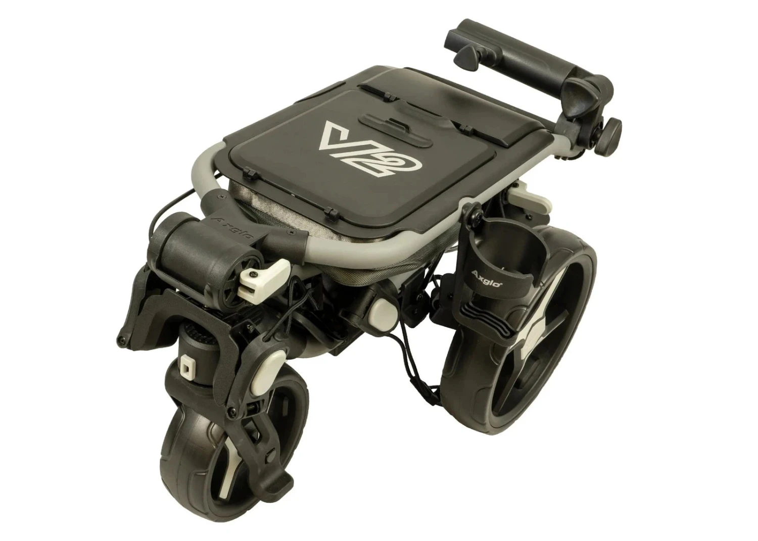 Axglo Tri-360 V2 Golf Trolley | Black/Grey 2 Axglo Tri-360 V2 Golf Trolley | Black/Grey - Image 2