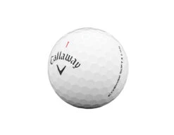 Callaway Chrome Soft X LS Golf Balls | White -Cheap Golf Gear CSX LS Golf Ball 2021 White Quarter View