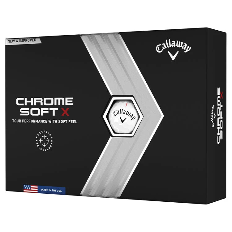 Callaway Chrome Soft X Golf Balls | White 1 Callaway Chrome Soft X Golf Balls | White