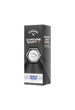 Callaway Chrome X Soft Triple Track Golf Balls | White -Cheap Golf Gear Callaway Chrome Soft Triple Track Golf Balls White 68