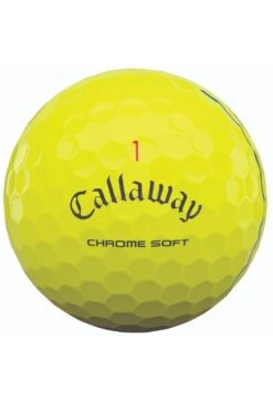 Callaway 2021 Chrome Soft Triple Track Golf Balls | Yellow -Cheap Golf Gear Callaway Chrome Soft Triple Track Golf Balls Yellow 130