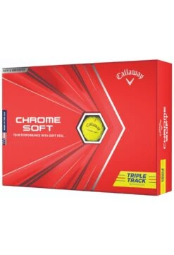 Callaway 2021 Chrome Soft Triple Track Golf Balls | Yellow -Cheap Golf Gear Callaway Chrome Soft Triple Track Golf Balls Yellow 178