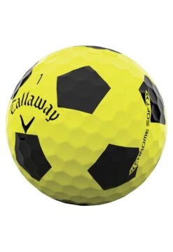 Callaway Chrome Soft Truvis Golf Balls | Yellow/Black -Cheap Golf Gear Callaway Chrome Soft Truvis Golf Balls Yellow 154