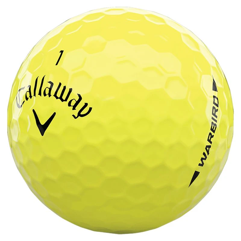 Callaway Warbird Golf Balls | Yellow 3 Callaway Warbird Golf Balls | Yellow - Image 3