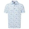 Footjoy Vintage Floral Print Lisle Golf Shirt 87963