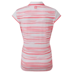 FootJoy Ladies Cap Sleeve Colour Block Lisle Golf Polo Shirt 88466 -Cheap Golf Gear FJ 88466 04
