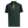 Junior Adidas Zip Golf Polo Shirt HD1066