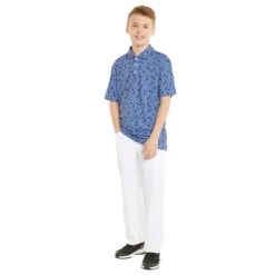 Puma Junior Mattr Beach Trip Golf Polo Shirt 537260 -Cheap Golf Gear Mattr Beach Trip Golf Polo Shirt Youth 1