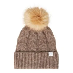 Rohnisch Ladies Pom Braid Golf Beanie 110804