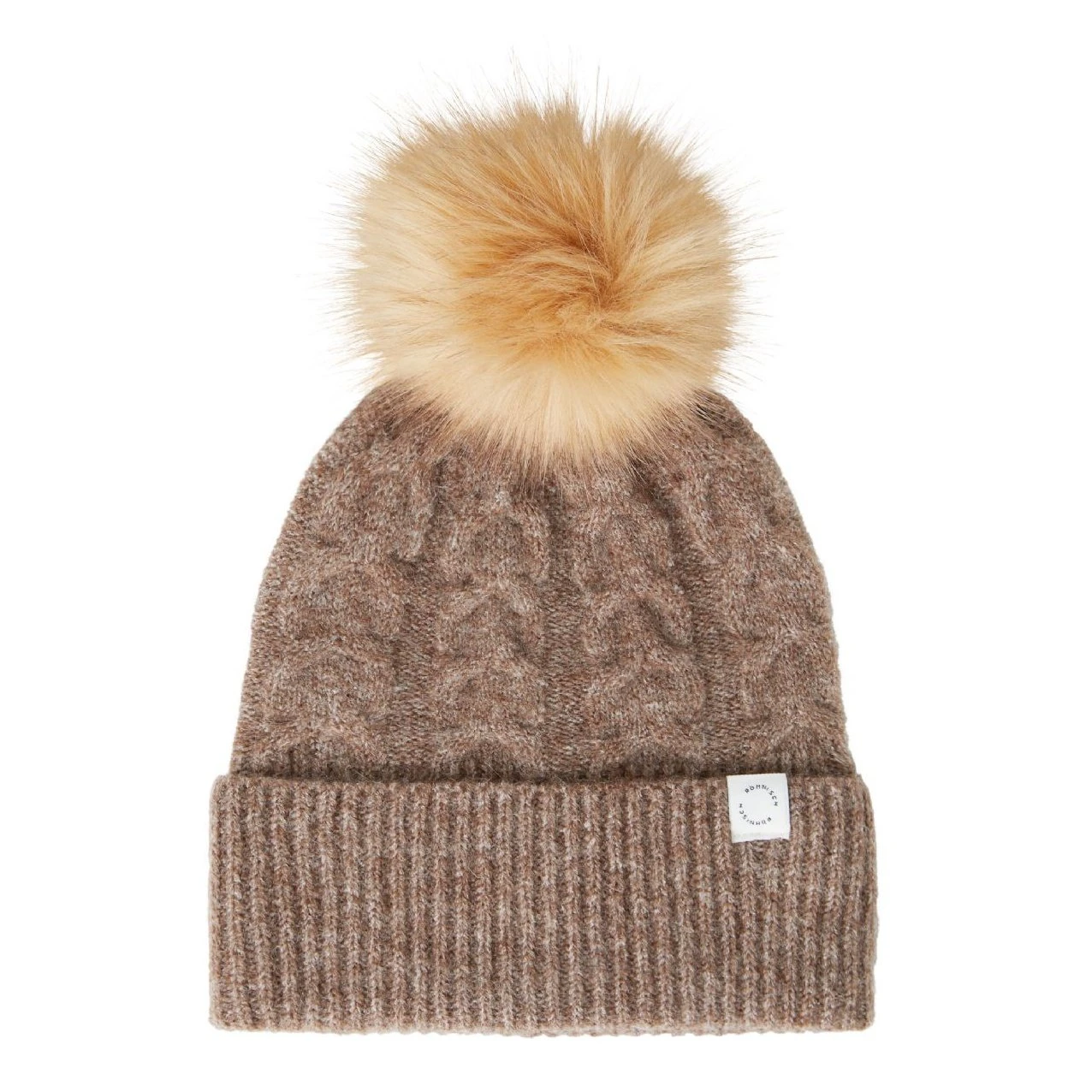 Rohnisch Ladies Pom Braid Golf Beanie 110804 1 Rohnisch Ladies Pom Braid Golf Beanie 110804