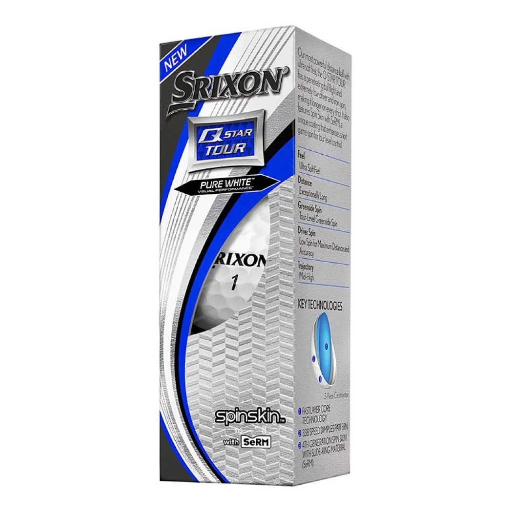 Srixon 2021 Q Star Tour Golf Balls | White 3 Srixon 2021 Q Star Tour Golf Balls | White - Image 3