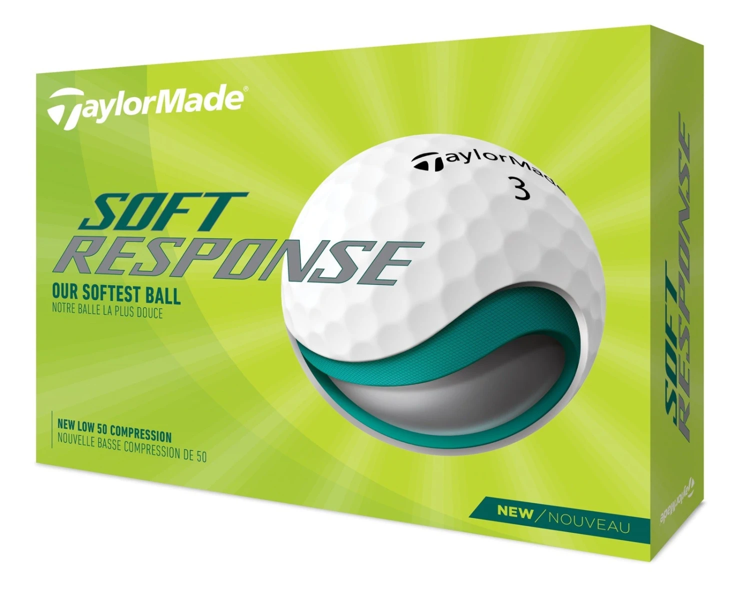 TaylorMade Soft Response Golf Balls | White 1 TaylorMade Soft Response Golf Balls | White