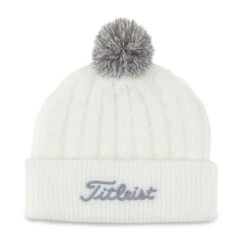 Titleist Cable Knit Pom Pom Golf Beanie TH21WCKNP