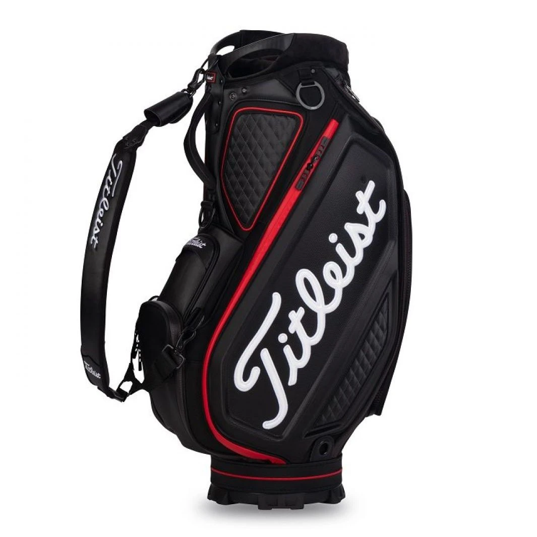 Titleist Jet Black Golf Tour Bag TB9SF9 1 Titleist Jet Black Golf Tour Bag TB9SF9