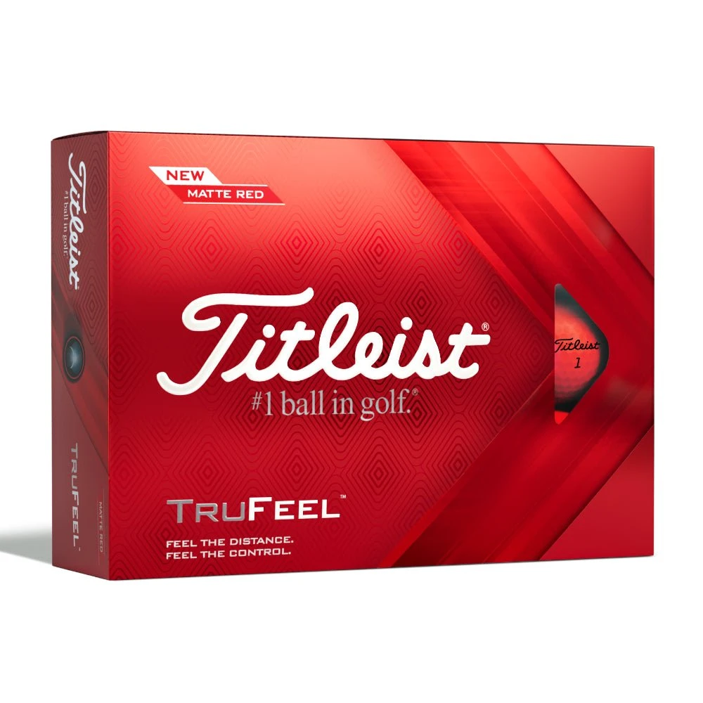 Titleist TruFeel Golf Balls | Red 1 Titleist TruFeel Golf Balls | Red