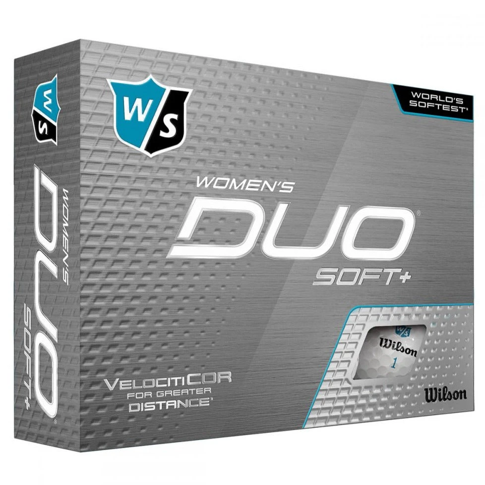 Wilson Ladies Duo Soft+ Golf Balls | White 1 Wilson Ladies Duo Soft+ Golf Balls | White